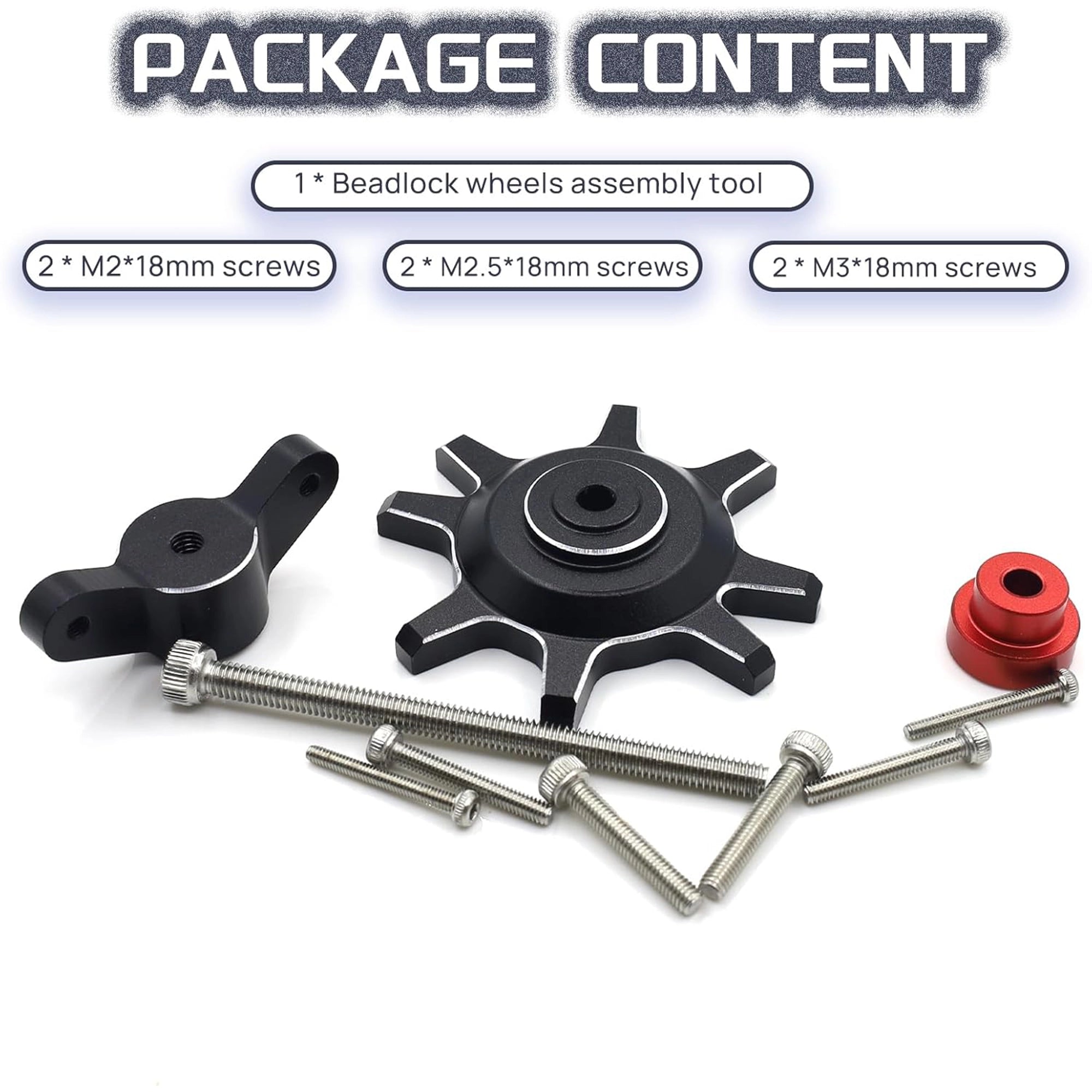 Raflot RC Car Tires Tool 1.9 2.2 inch Beadlock Hub Tire Assemble/Removal Tool