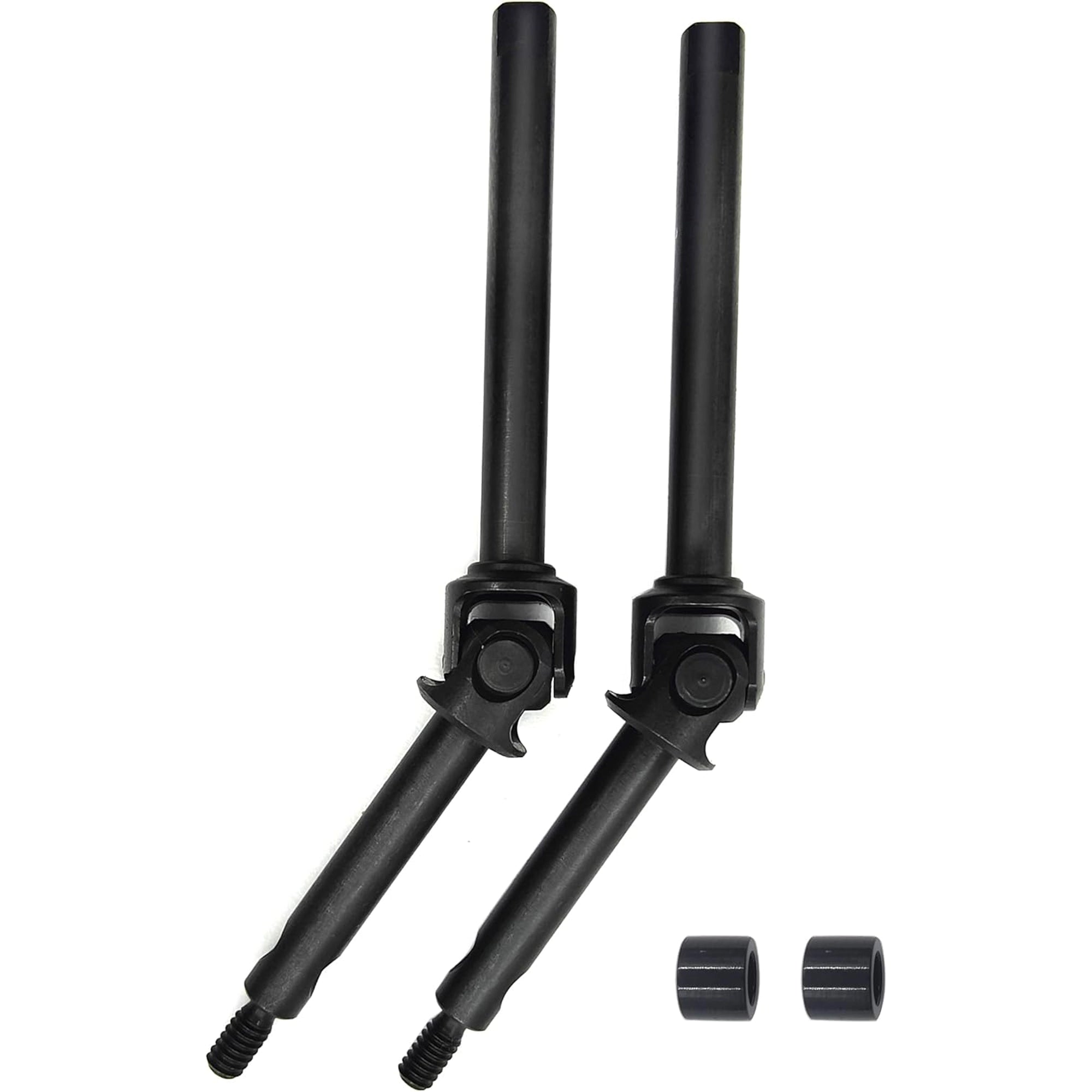 Raflot RC Front Axle Drive Shaft Steel Front Universal Driveshaft CVD Set for 1/24 C10/JLU/Bronco/Gladiator/Deadbolt SCX24 (+4mm)