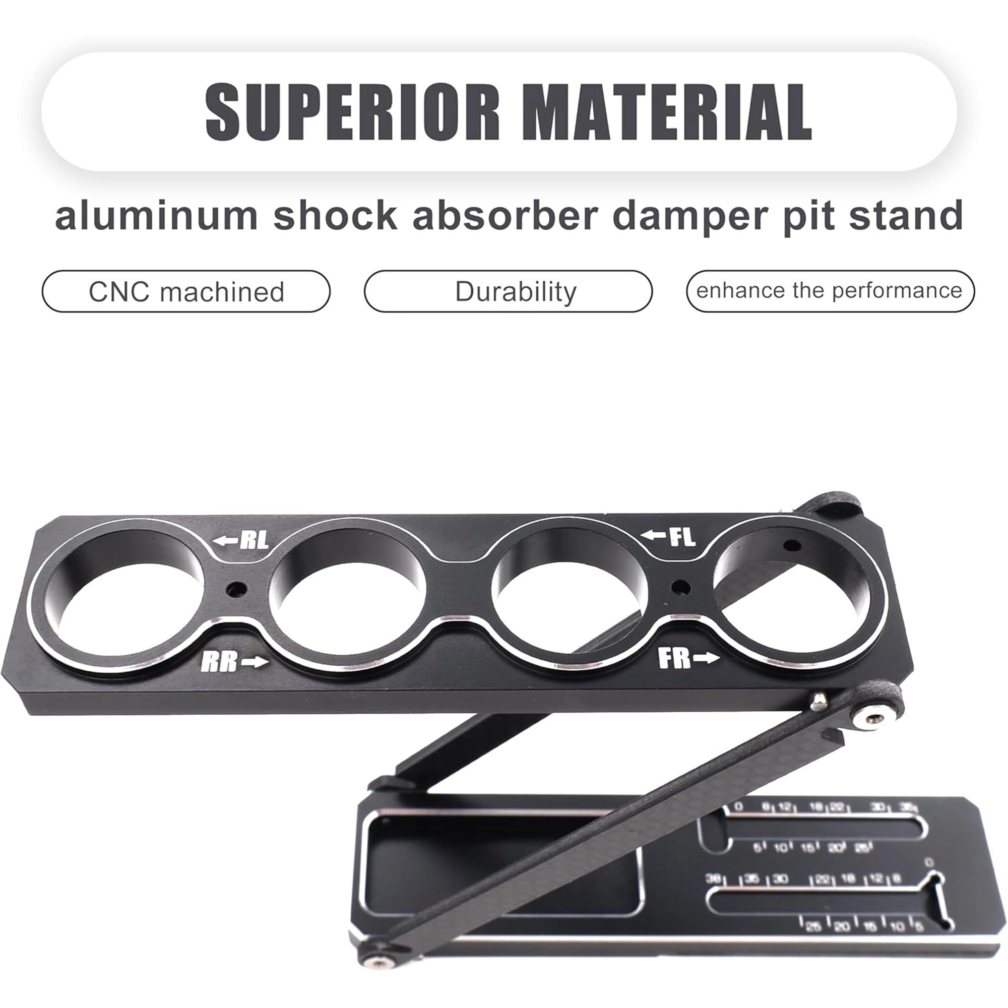 RAFLOT Multi-Function Aluminum RC Car Shock Stand