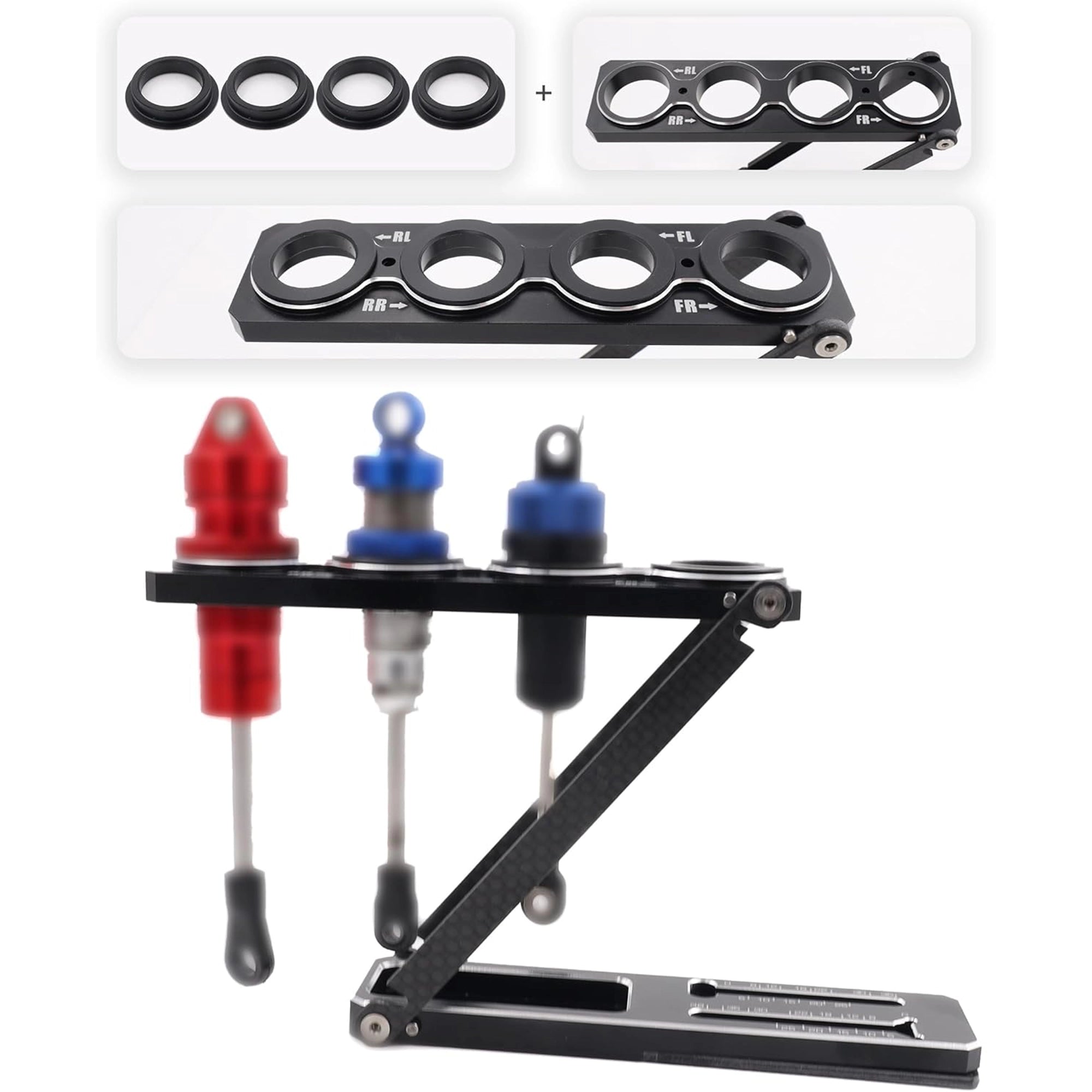 RAFLOT Multi-Function Aluminum RC Car Shock Stand
