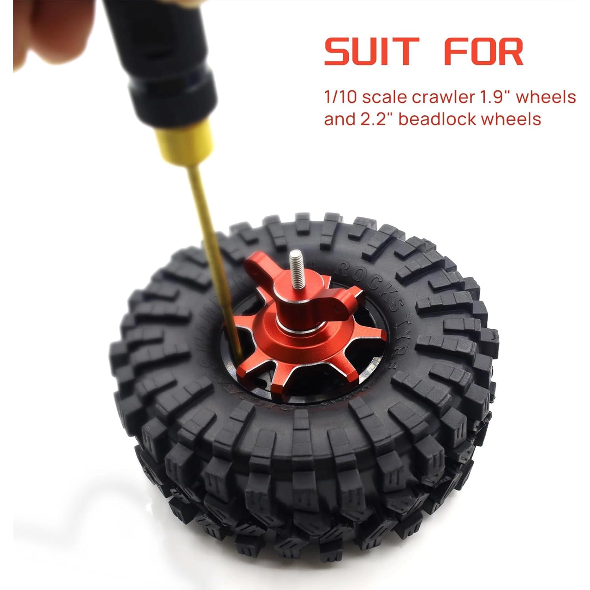 Raflot RC Car Tires Tool 1.9 2.2 inch Beadlock Hub Tire Assemble/Removal Tool