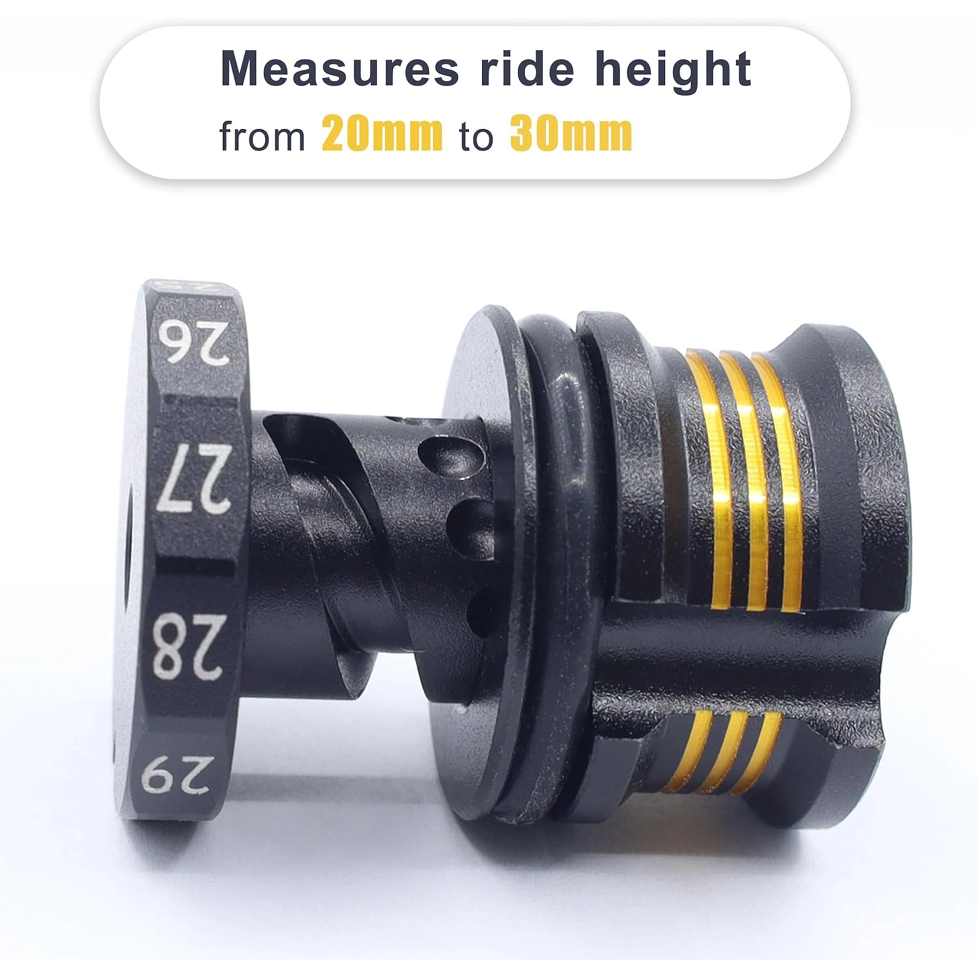 RAFLOT RC Ride Height Gauge Adjustable 20-30mm for RC Model Repair Wokring