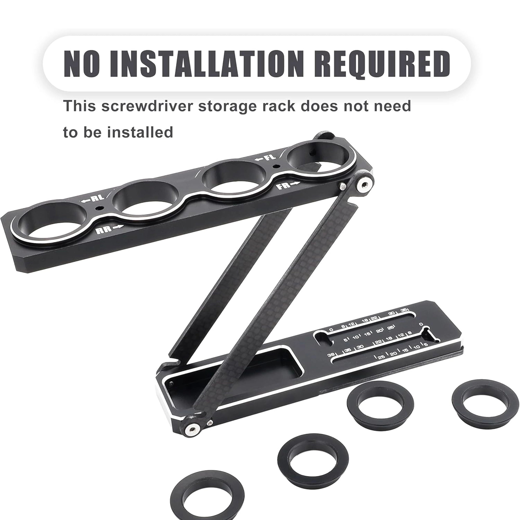 RAFLOT Multi-Function Aluminum RC Car Shock Stand