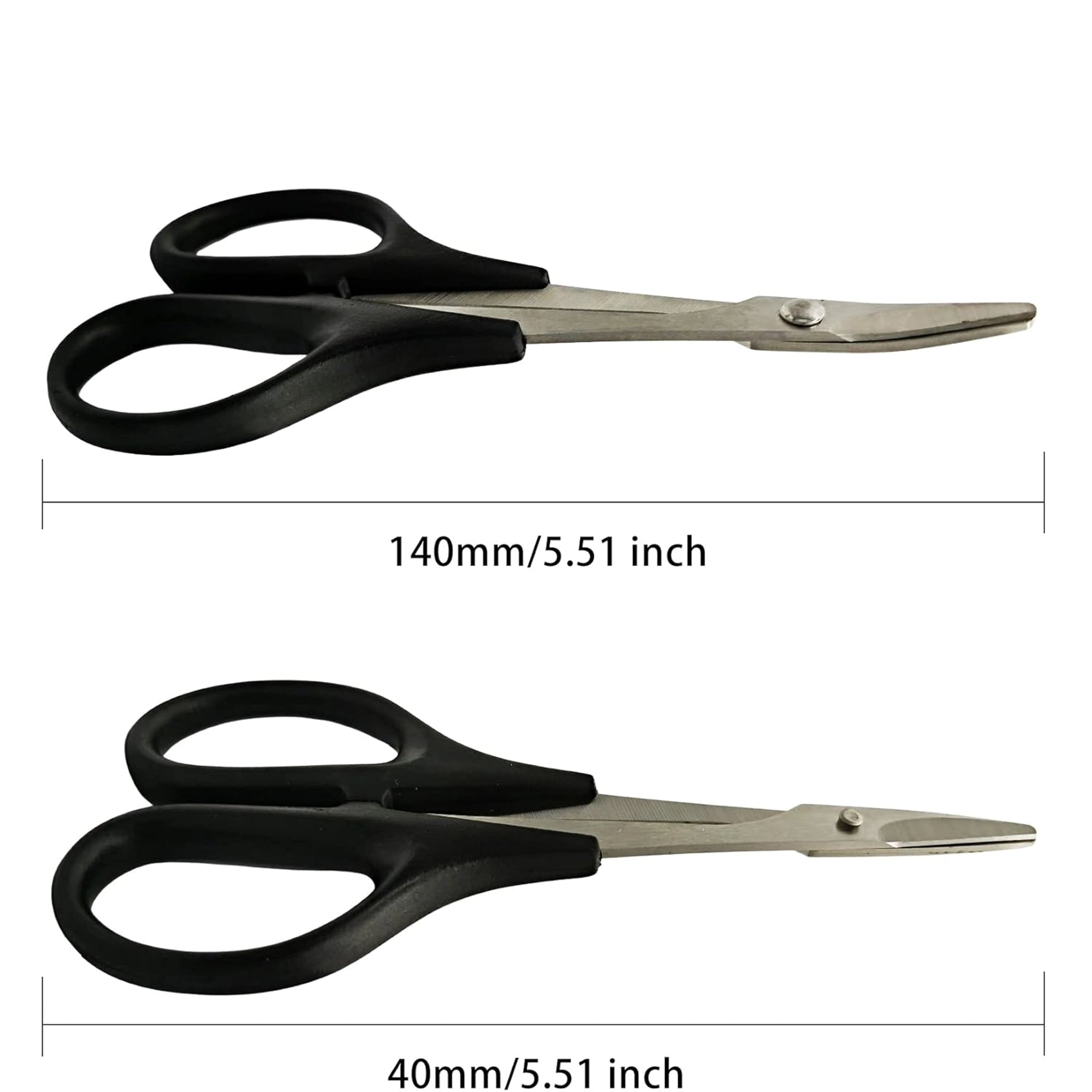 Raflot RC Body Scissors 1 Straight & 1 Curved Scissor for RC Vehicle Truck Buggy Lexan Plastic Bodyshell