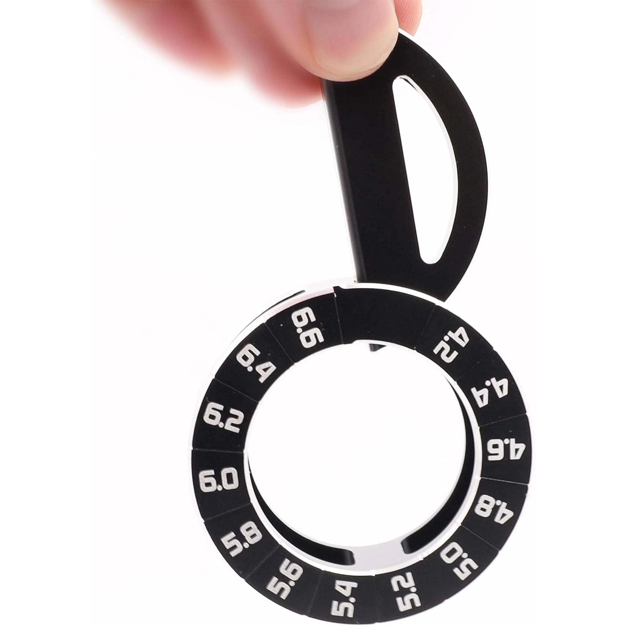 Raflot Circle Droop Gauge Aluminum Chassis Magnetic Droop Gauge 4.0-6.6mm RC Repair Tool
