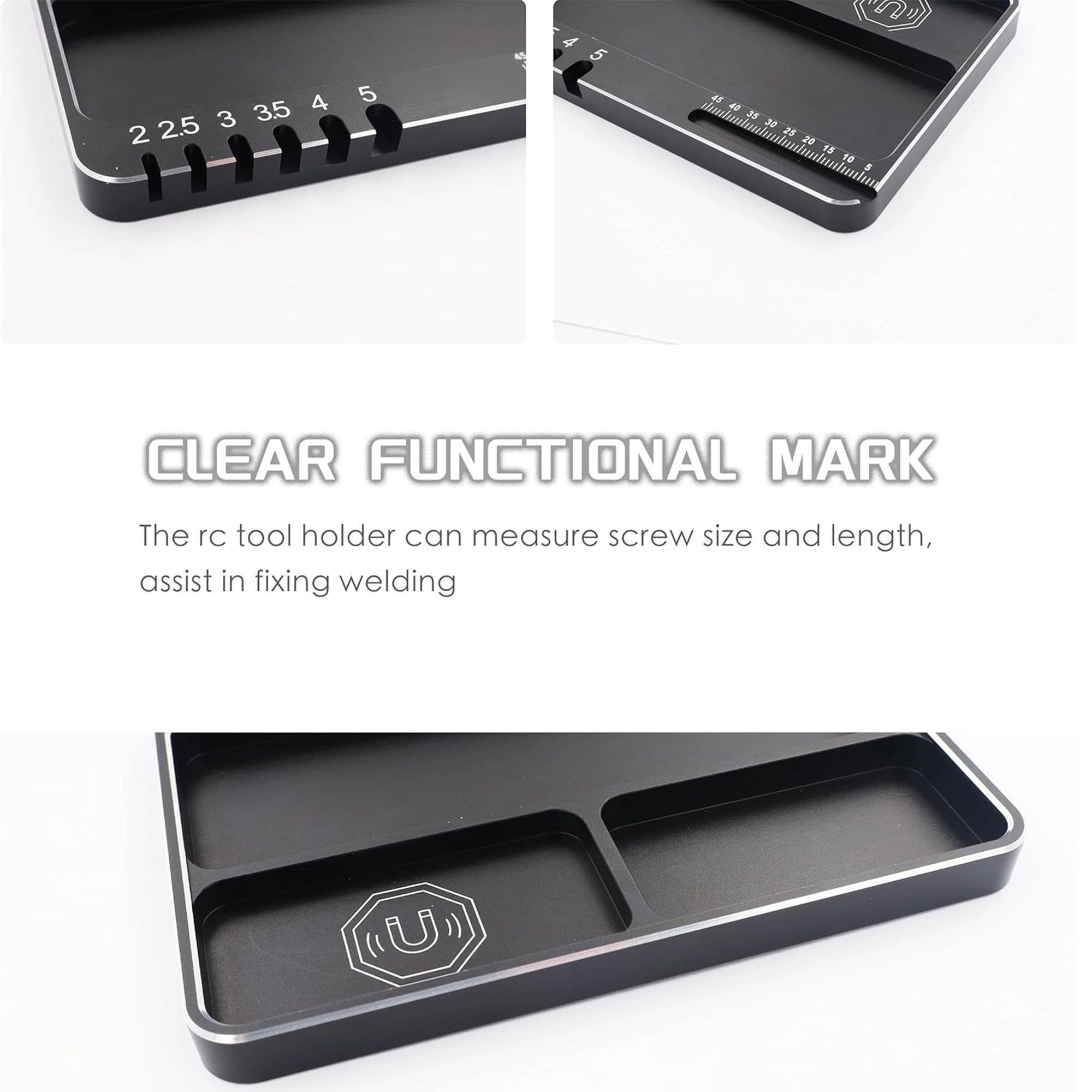 Raflot RC Magnetic Tray Aluminium Alloy for RC Model Toy Repair M
