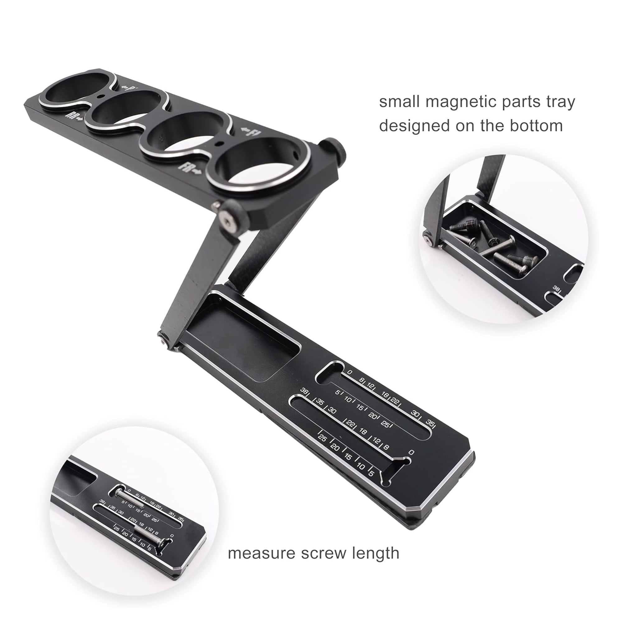 RAFLOT Multi-Function Aluminum RC Car Shock Stand
