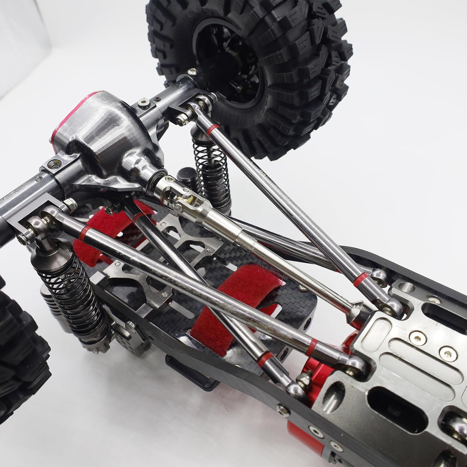 Raflot SCX10 Drive Shaft 2pcs 68-229mm Cut to Length Stainless Steel Driveshaft for 1/10 RC Crawler LCG Rig Sportys Scalers GSPEED Capra SCX10 TRX4