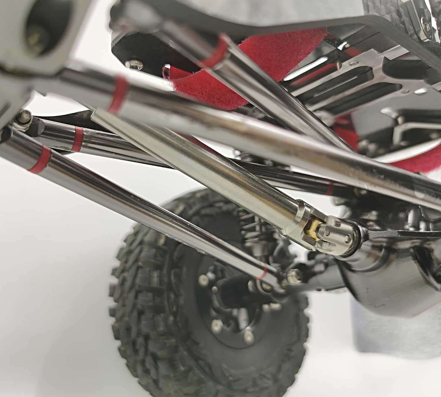 Raflot Stainless Steel Drive Shaft 112-165mm for 1/10 RC Crawler Traxxas TRX6 Axial SCX10 Wraith Capra D90 TF2 Redcat GEN8