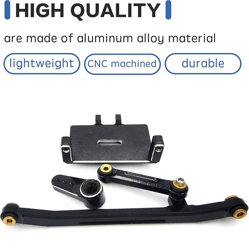 RC Servo Mount Bracket Mini Servo Arm and Steering Links for ES08MA II Servo Upgrade Parts for Axial SCX24 - Image 2