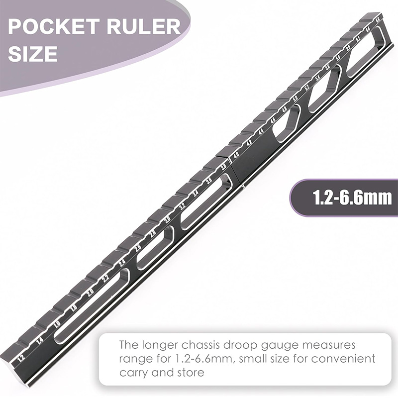 RC 4X Vehicle Measuring Tool RC Chassis Droop Gauge RC Car Ride Height Gauge - Image 6