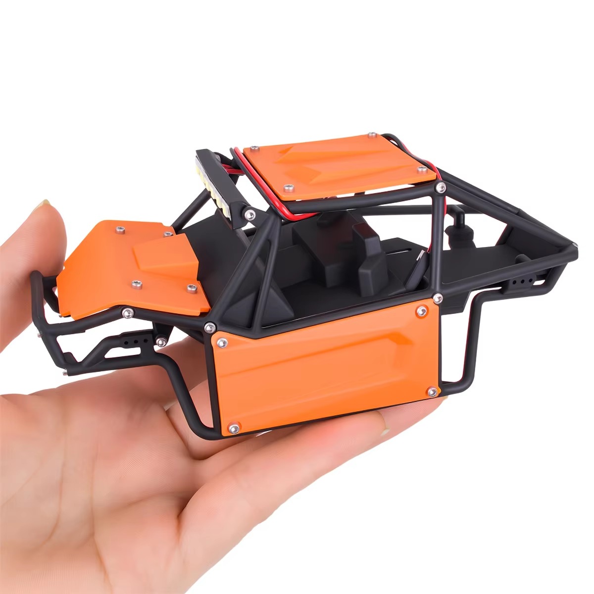 Nylon RC Roll Cage Body Shell Chassis Kit for 1/24 RC Crawler Car SCX24 - Image 6