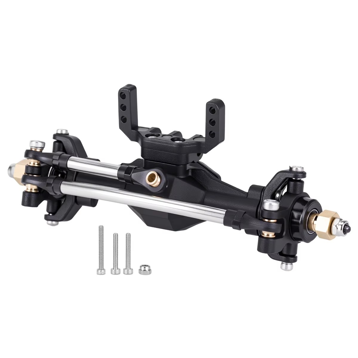 Plastic Front And Rear Axle Set With Servo Mount for 1/18 RC Crawler TRX4M - Image 5