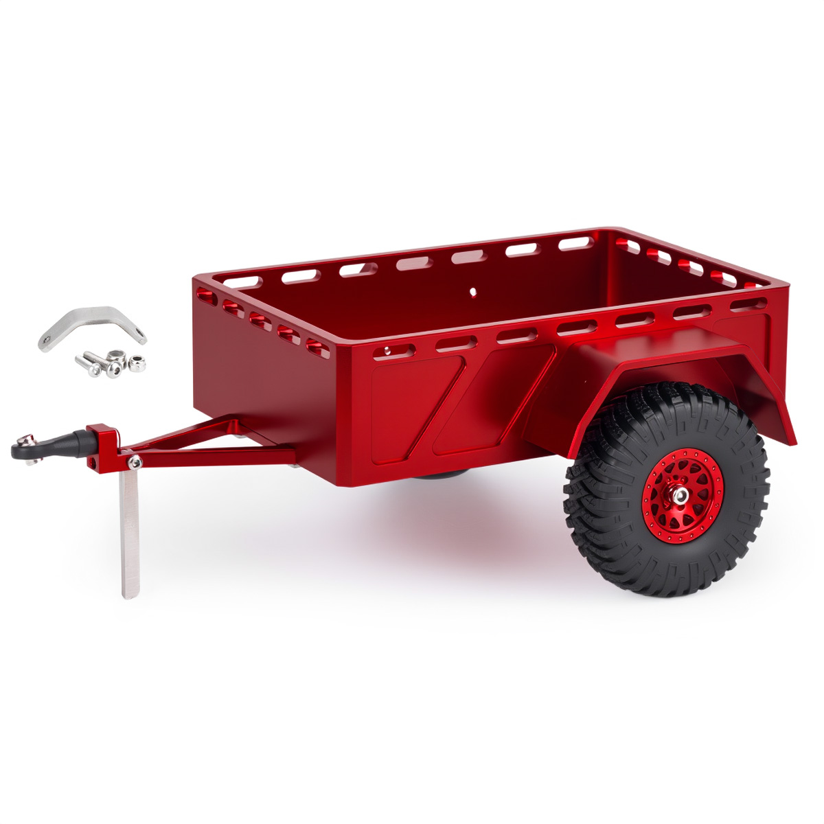 CNC Machined Aluminum Trailer For 1/30 Axial SCX30 RC Crawler Accessories